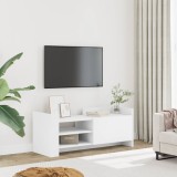 VidaXL Comodă TV, alb, 100x35x40 cm, lemn prelucrat