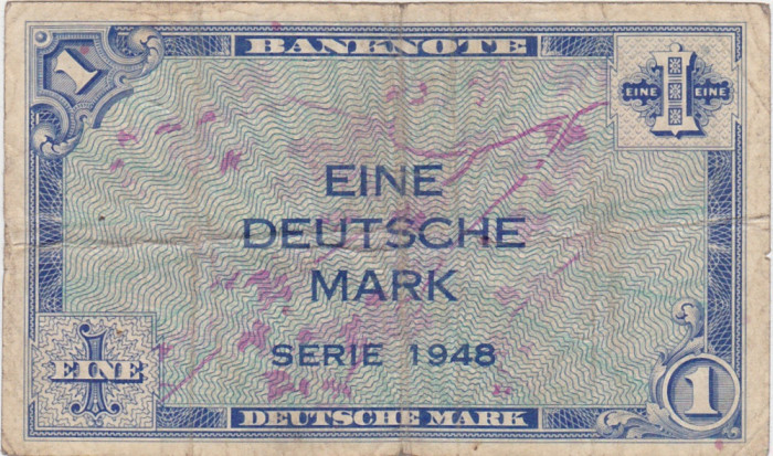 GERMANIA 1 MARK MARCA 1948 F