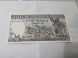 BANCNOTA RWANDA 100 FR 1989