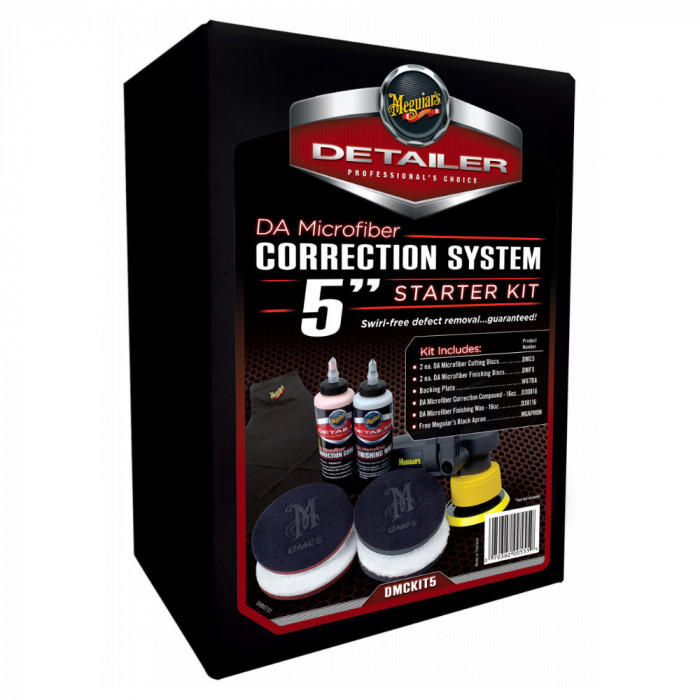 Meguiar&#039;s DA Microfiber Correction System 5&quot; Kit profesional de lustruire și ceruire &icirc;ntr-un singur pas