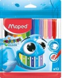 Carioci Color Peps Ocean 12 culori/set, Maped