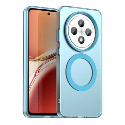 Husa MagSafe pentru Oppo Reno12 FS 5G / Reno12 FS 4G / Reno12 F 4G / Reno12 F, Techsuit, CandyCase, Albastra foto