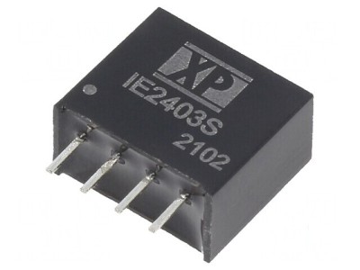 Convertor DC/DC 1W 24V la 3,3V 300mA SIP THT foto