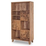 Cumpara ieftin Biblioteca PWF-0181-7 Pako World Verde inchis 80x36x155 cm
