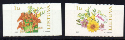 LITUANIA 2005, Flora, MNH, serie neuzata foto