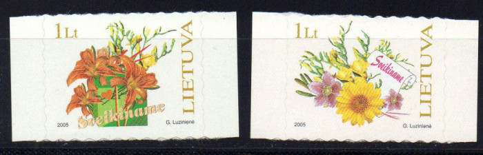 LITUANIA 2005, Flora, MNH, serie neuzata