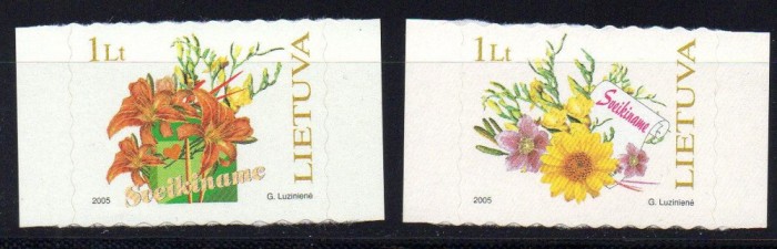 LITUANIA 2005, Flora, MNH, serie neuzata