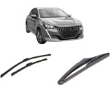 Cumpara ieftin Set 3 stergatoare PEUGEOT 208 II (UB_, UP_, UW_, UJ_) 2019-2023, pentru parbriz si luneta, Bosch Twin-Aerotwin