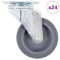 vidaXL Roți pivotante, 24 buc., 75 mm 277834