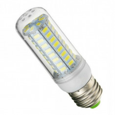 Bec led 220v dulie E27 72smd lumina alb rece