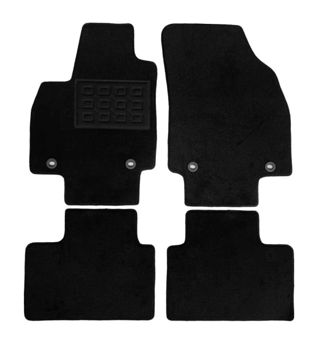 Set covorase auto mocheta Mg Zs 2 Bensine 2024-&amp;gt;, Negru, 4 buc. AutoDrive ProParts