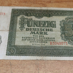Bancnota 50 Deutsche Mark 1948 B3048073 #A5529HAN