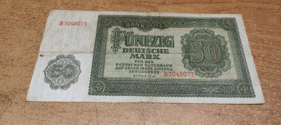 Bancnota 50 Deutsche Mark 1948 B3048073 #A5529HAN foto