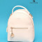 Geanta sport dama David Jones 5957-2WHITE - Rucsac alb David Jones