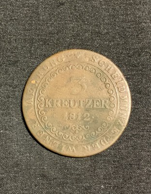 Moneda 3 kreuzer B Austria foto