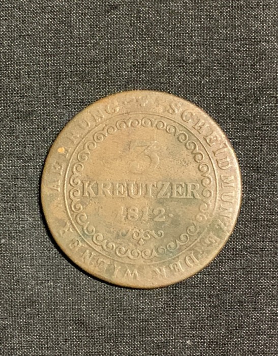 Moneda 3 kreuzer B Austria