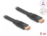 Cablu flat HDMI 8K60Hz/4K240Hz 5m, Delock 81004