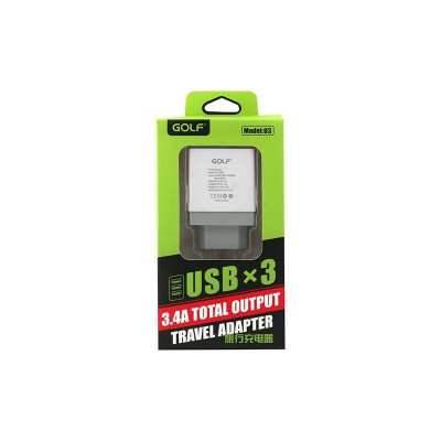 Alimentator priza Golf U3 3x USB 3.4A foto