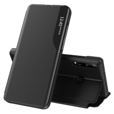 Husa Samsung Galaxy A20s Eco Leather View flip tip carte, negru foto