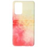 Husa Silicon Watercolor Samsung Galaxy A72 - Spring Cherry - Protectie Premium