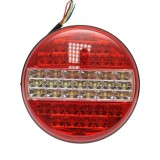 Lampa stop spate LED rotunda universala 12V/24V 142x45 mm Breckner