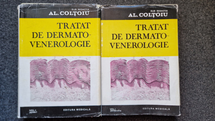 TRATAT DE DERMATO-VENEROLOGIE - Coltoiu (2 volume)