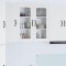 vidaXL Dulap suspendat de bucătărie Alb 80 x 31 x 80 cm Lemn compozit 885065