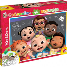 Puzzle de colorat maxi - Invatam cu Cocomelon (24 piese) PlayLearn Toys