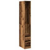 Cumpara ieftin Sifonier, lemn vechi, 30x50x200 cm, lemn prelucrat