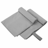 vidaXL Prosoape Sport 2 pcs Gri &icirc;nchis 50 x 30 cm 42011462