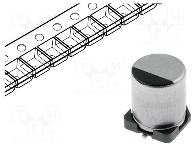 Condensator electrolitic SMD 3300uF 6,3VDC PANASONIC Low ESR