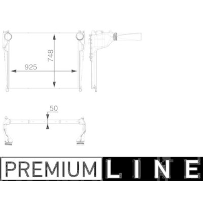 Mahle Intercooler, compresor Behr *** Premium Line *** foto