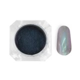 Pulbere cu efect mirror Chameleon - verde, 3g, INGINAILS