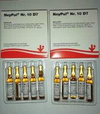 Neypul Nr10 D7 - tratament homeopat paradontoza 5fiole x2ml