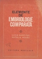 Elemente de embriologie comparata foto