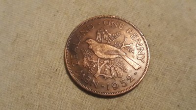 Noua Zeilanda - One penny 1952. foto