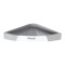 Suport Depozitare, Flippy, din Plastic, Montare fara Perforatii, pentru Baie/Bucatarie, 28 x 39 x 4.5 cm, Gri