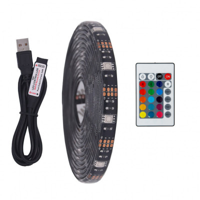 Banda LED MRG M725 , cu Telecomanda, RGB, Lungime 2m C725 foto