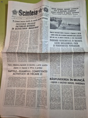 ziarul scanteia 29 noiembrie 1989 - santierul naval din tulcea foto