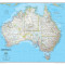 National Geographic: Australia Classic Wall Map (30.25 X 27 Inches)