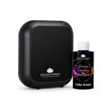 Cumpara ieftin Pachet Promo: 10Q Aroma Eco Plus Negru + Rezerva Parfum Ambiental Profesional 100 g Cedar Brezze