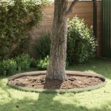 VidaXL &Icirc;mprejmuire pentru gazon Argintiu 450 x 15 cm Oțel galvanizat