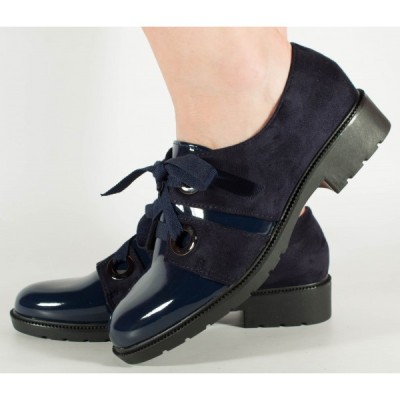 Pantofi office bleumarini (cod 525108) foto