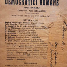 Revista Democratiei Romane, anul 1, nr. 5, 21 februarie 1910 (1910)