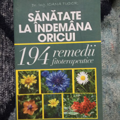 h3 Sănătate la îndemâna oricui: 194 remedii fitoterapeutice (carte noua)