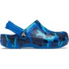 Saboți Crocs Classic Printed Clog Kids Albastru - Bright Cobalt, 19, 20, 22 - 24