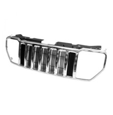 Grila masca fata Jeep Cherokee (KK), 09.2007-12.2013; Liberty (KK), 09.2007-12.2013, cu rama crom; negru