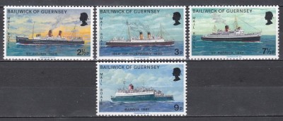 Guernsey 1973 - Nave poștale II, MNH foto