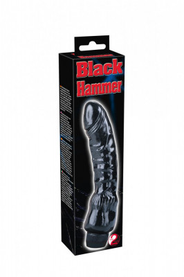 Vibrator Black Hammer, 22 cm foto