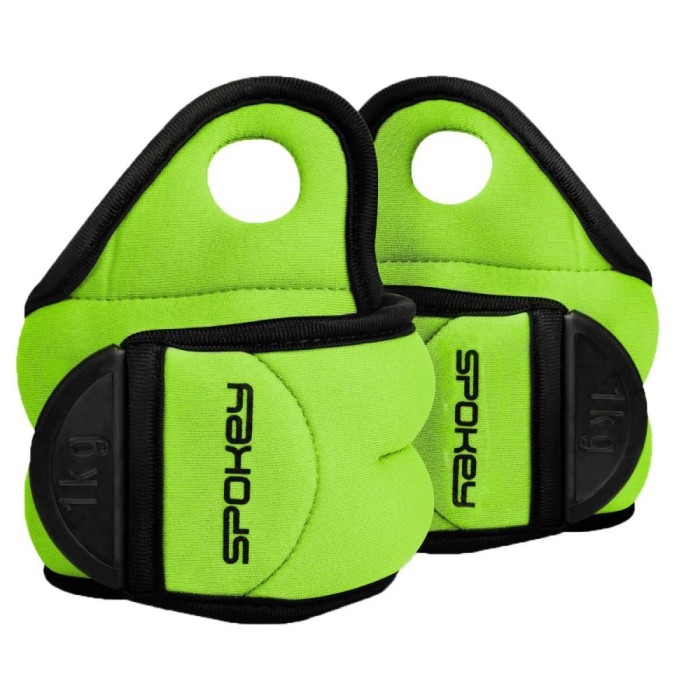 Set Greutati Incheietura - 2 X 1 Kg, Negru-Verde Ultimate FactoryBikes
